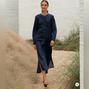 Jenni Kayne Capri Caftan Dress in Navy Blue